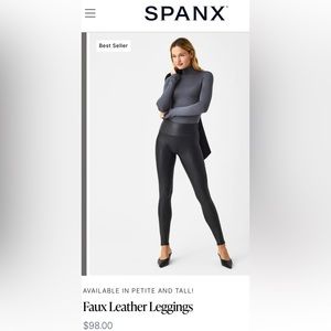 Spanx Faux Leather Legging.
